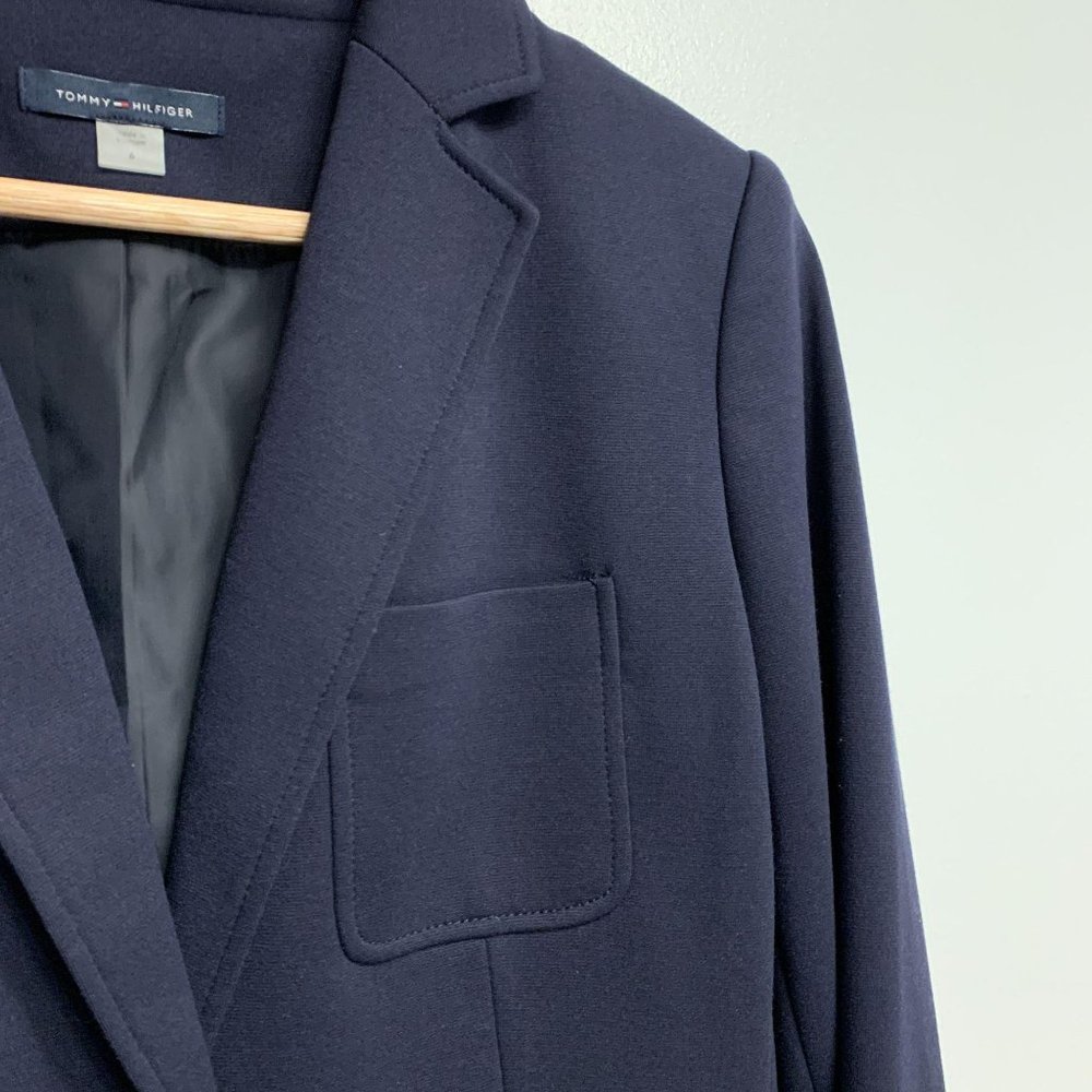 NWT Tommy Hilfiger Navy Blue Gold Button Blazer 6 - Picture 4 of 7